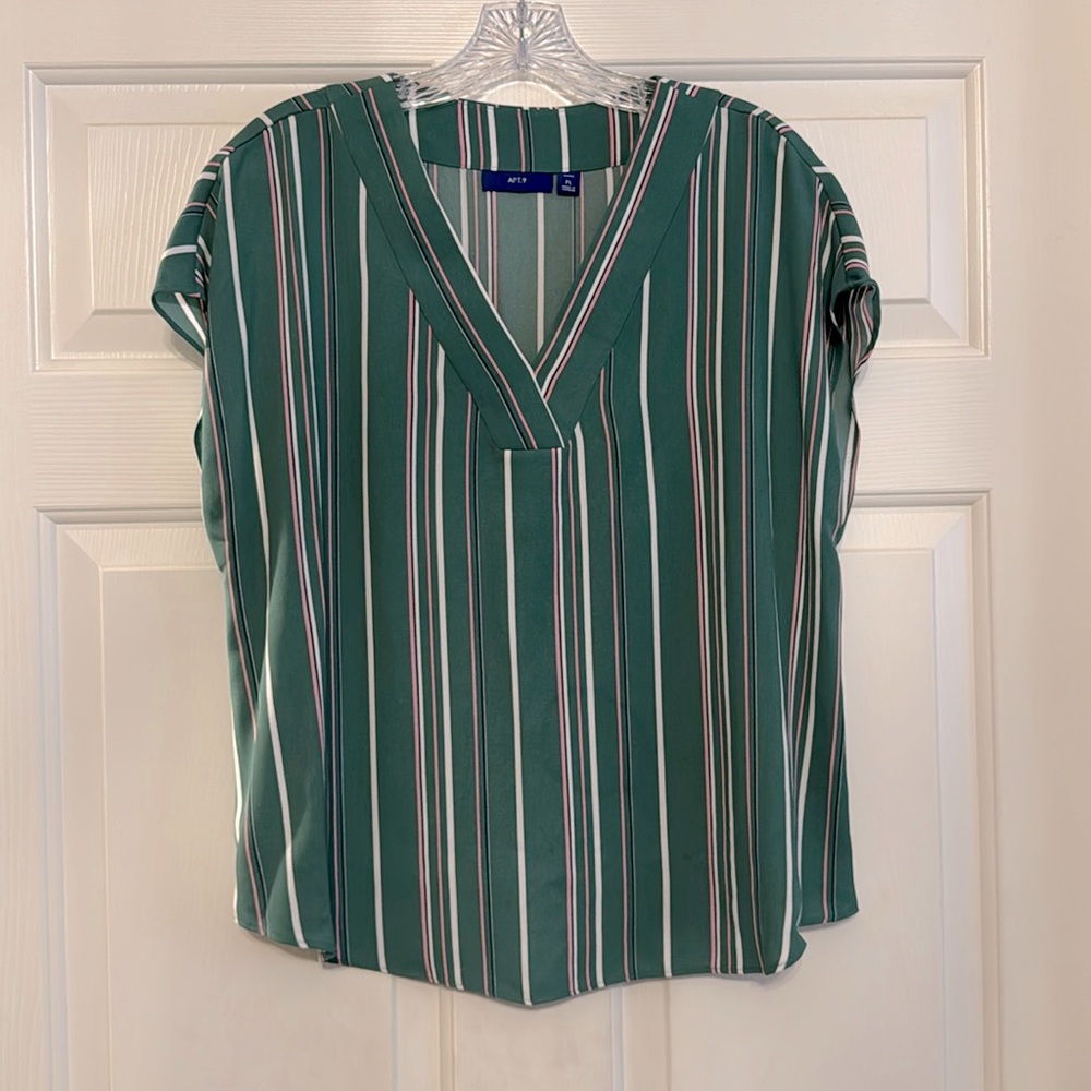 Apt 9 Blouse Sz L Petite